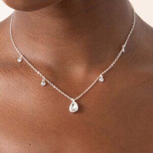 Ettika Dripping in Crystals Drop Necklace